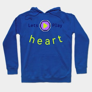 heart pixel art Hoodie